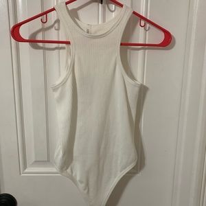 ANWND White Ribbed Bodysuit